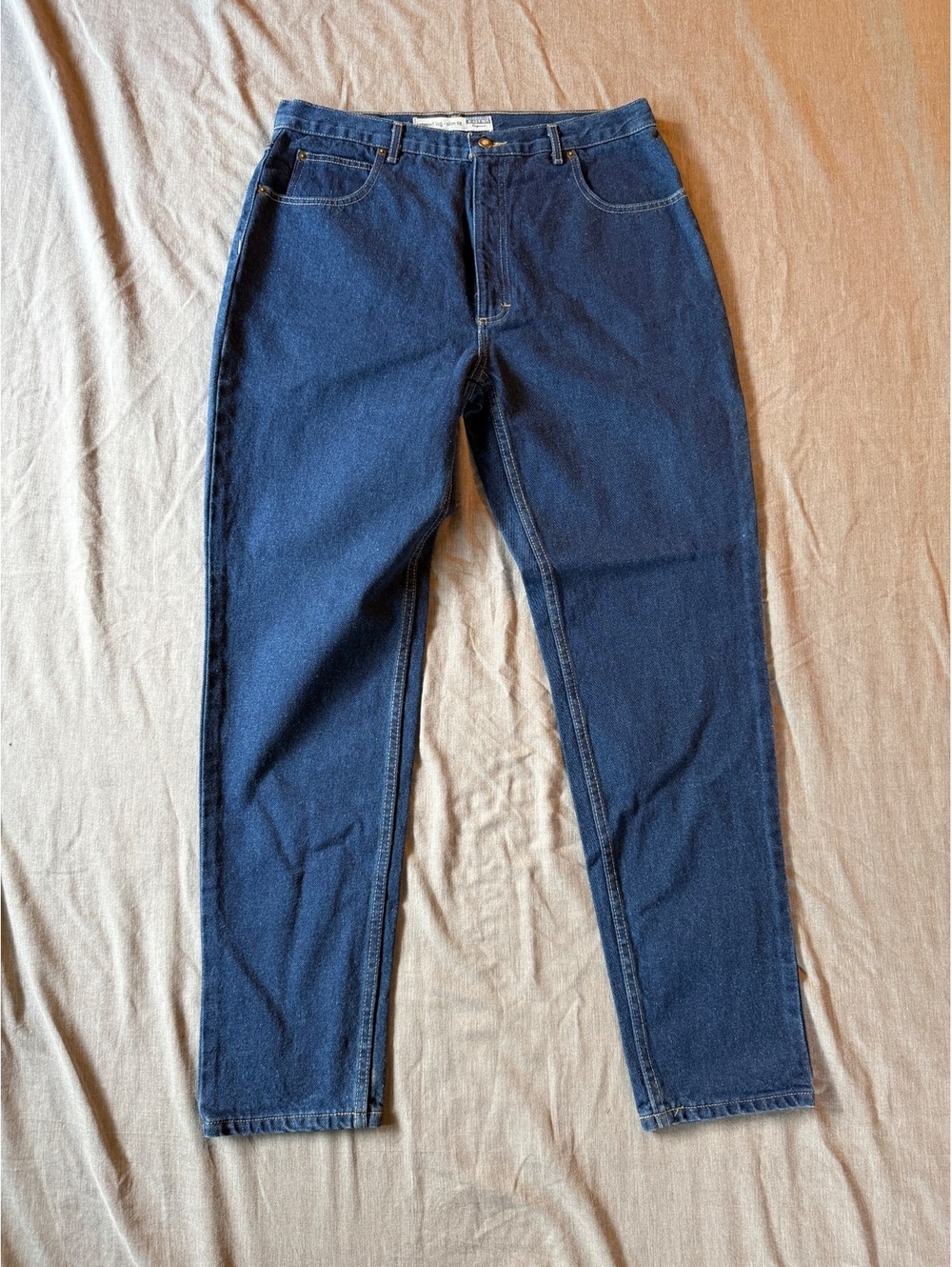 Vintage Bugle Boy Sized 16 Tapered Leg Slim Fit Denim Jeans 705 NWT